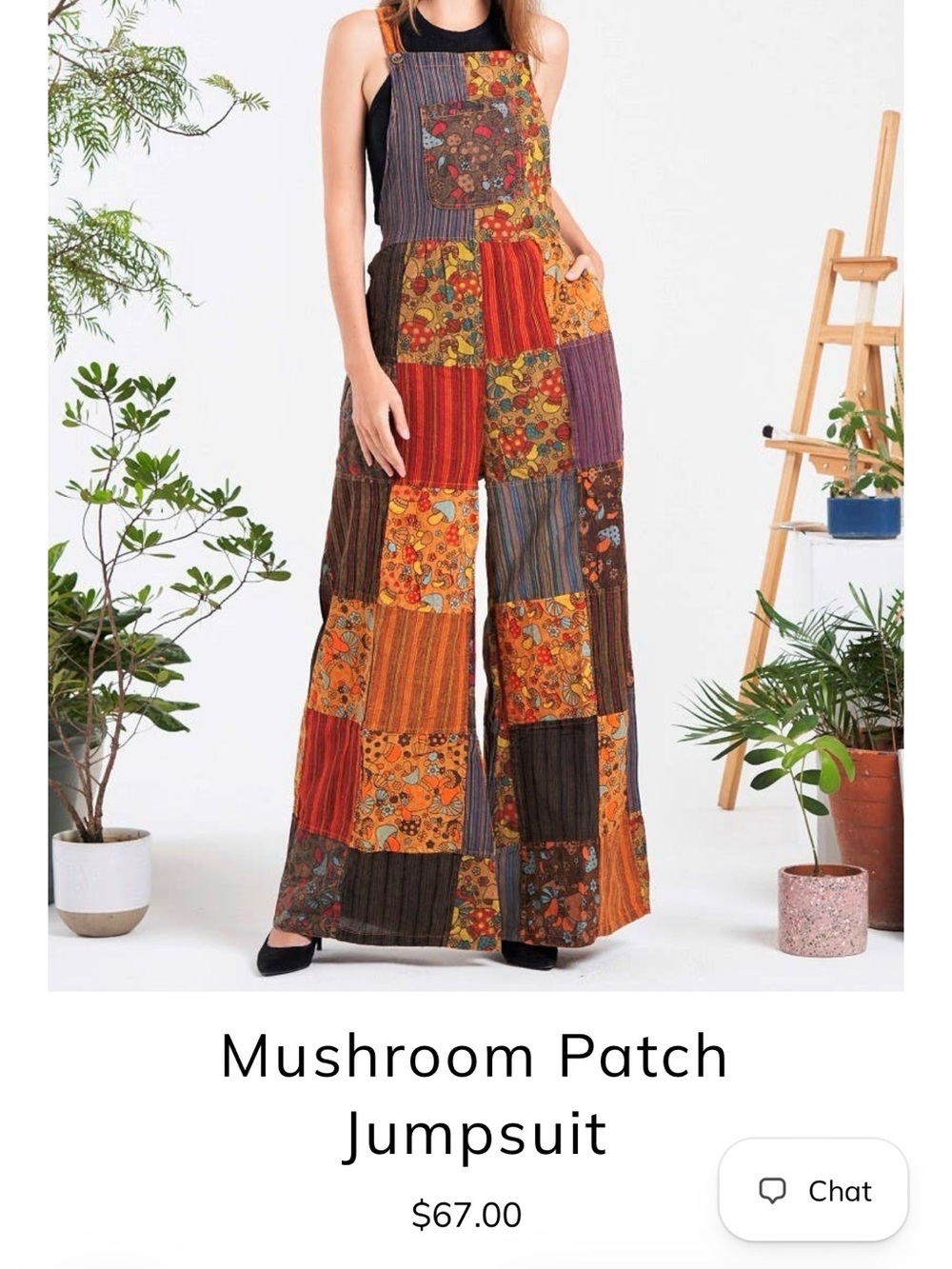 Kathmandu Mushroom Patch Patchwork Jumpsuit - Multicolor
